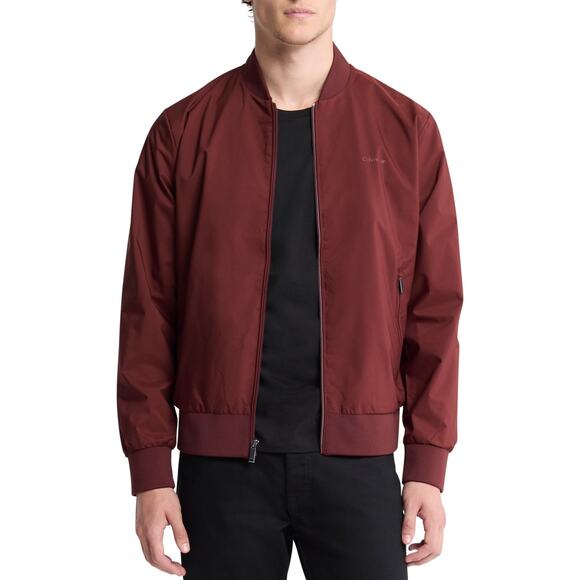 Calvin Klein Men's Matte Bomber Jacket - Rusted root XXL $129 - Picture 2 of 9